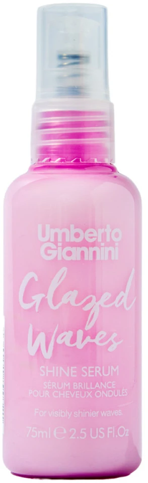 Umberto Giannini Glazed Waves Hair Serum Shine & Minkštinantis ir glotninantis, 75 ml