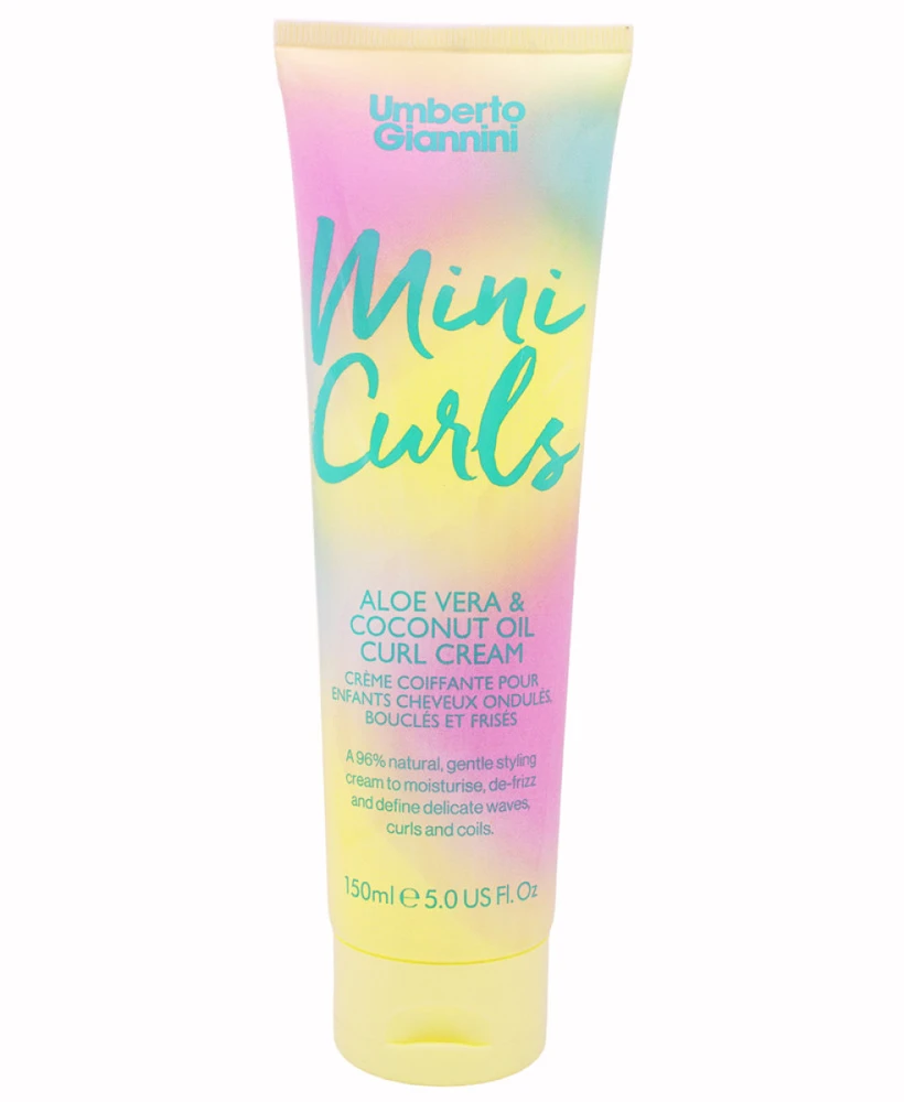 Umberto Giannini Mini Curls Aloe Vera Hair Styling Kreminis Light To Medium Hold, 150 ml