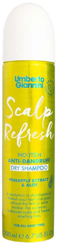 Umberto Giannini Scalp Refresh Vegan & Cruelty-Free Hair Sausas šampūnas Volumising & Refreshing, 200 ml