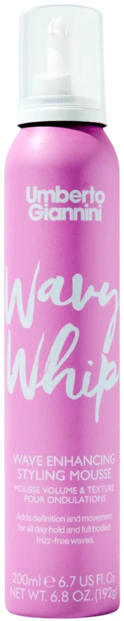 Umberto Giannini Wavy Whip Hair Styling Mousse Volumizing & Texturizing Medium, 200 ml