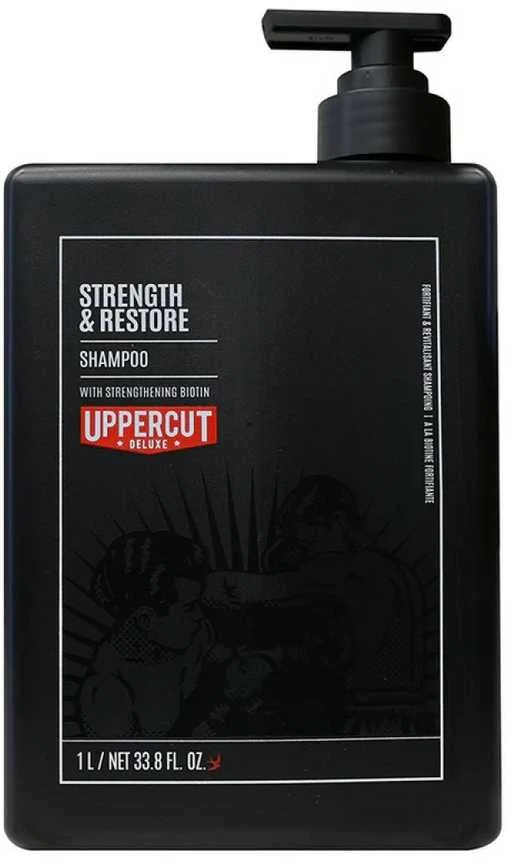 Plaukų šampūnas Uppercut Strength & Restore, 1000 ml