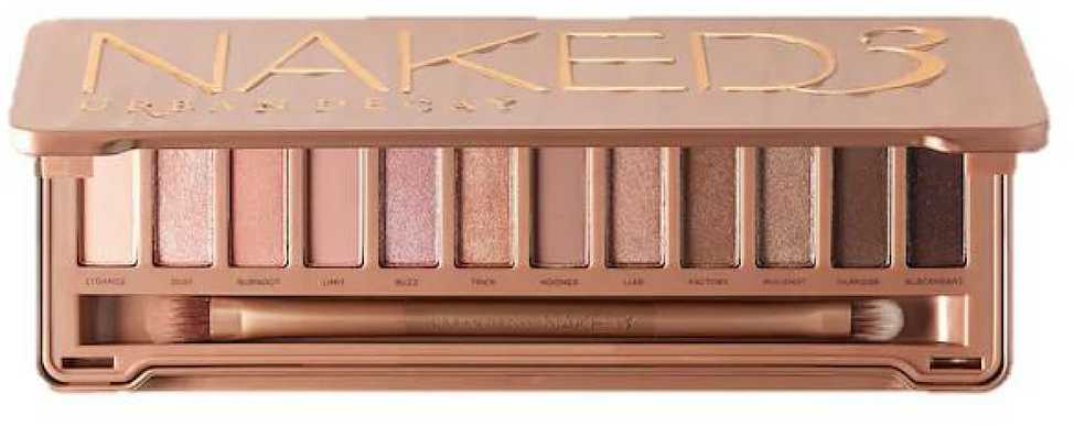 Urban Decay Naked 3 Akių šešėlių paletė, 11,4g