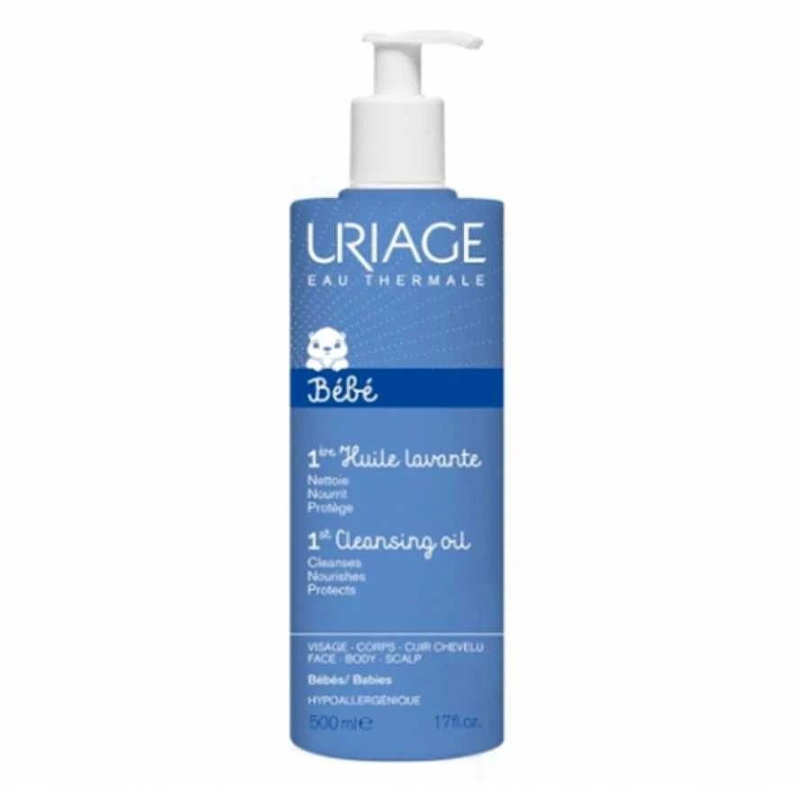 Uriage Bebe 1st Cleansing Oil maitinamasis valomasis aliejus kūdikiams, 500 ml
