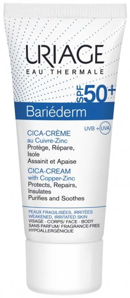 Uriage Bariéderm Cica-Kreminis Kremas su Spf50+ 40ml