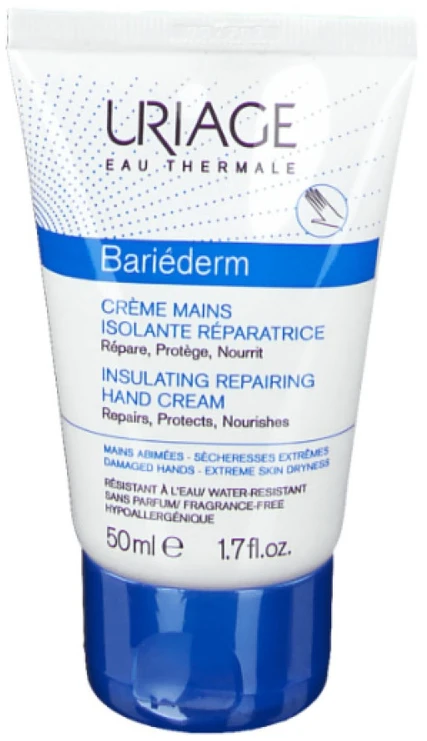 "Uriage Bariéderm" izoliacinis atkuriamasis rankų kremas 50ml
