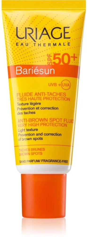 Uriage Bariésun Anti-Brown Spot Fluid SPF 50+ apsauginis fluidas nuo saulės, 40 ml