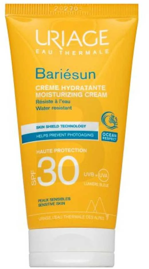 Uriage Bariésun High Protection Moisturizing Kreminis SPF 30 apsauginis kremas nuo saulės, 50 ml