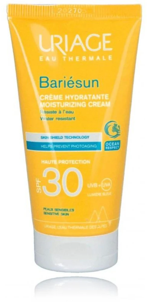 Uriage Bariésun High Protection Moisturizing Kreminis SPF 30 apsauginis kremas nuo saulės, 50 ml