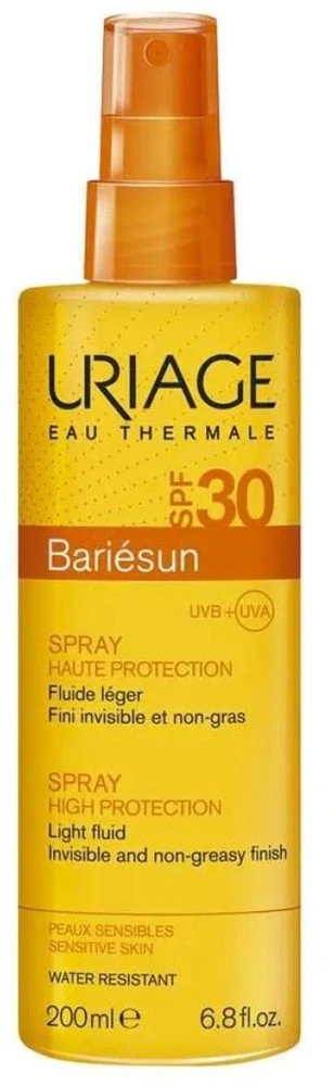Uriage Bariésun Invisible Purškiklis SPF30 apsauginis purškiklis nuo saulės, 200 ml