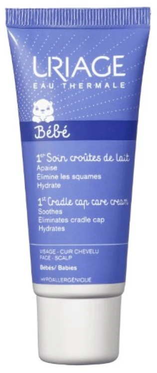 Uriage Bébé 1st Cradle Cap Care kremas kūdikių pleiskanų luobelei šalinti 40ml