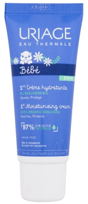 Uriage Bébé 1st Moisturizing Kreminis Day Kreminis vaikams, 40 ml