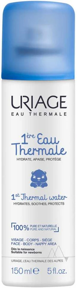Uriage Bebe 1st Thermal Vanduo purškiamas terminis vanduo kūdikiams, 150 ml