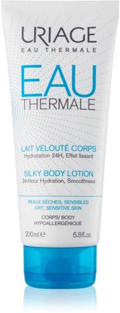 Uriage Eau Thermale Silky Losjonas kūnui drėkinamasis kūno losjonas sausai ir jautriai odai, 200 ml