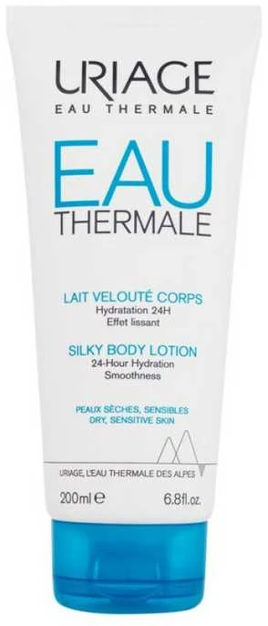 Uriage Eau Thermale Silky Losjonas kūnui drėkinamasis kūno losjonas sausai ir jautriai odai, 200 ml