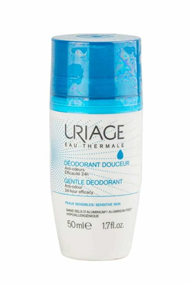 Uriage rutulinis dezodorantas su mėlynu dangteliu