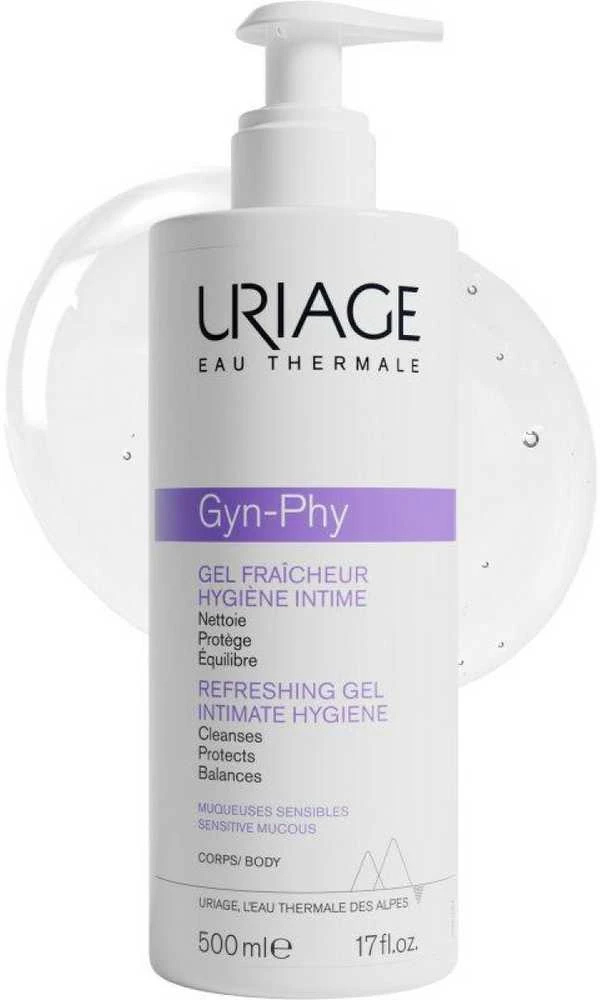Gaivinantis intymios higienos prausimosi gelis Uriage Gyn-Phy Refreshing Gel, 500 ml