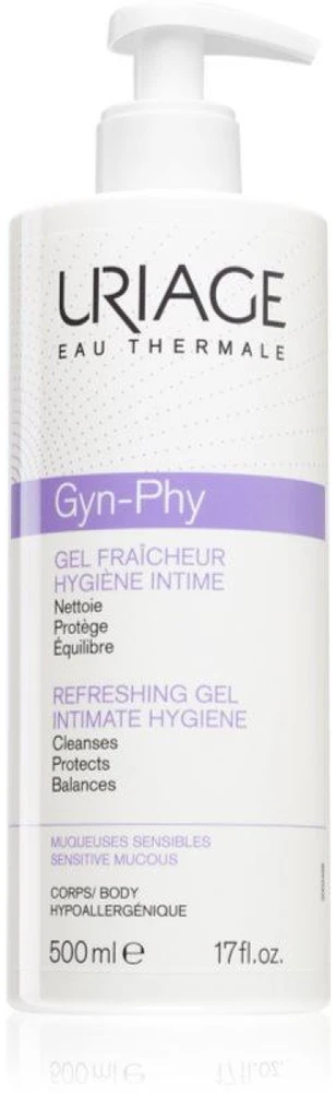 Gaivinantis intymios higienos prausimosi gelis Uriage Gyn-Phy Refreshing Gel, 500 ml