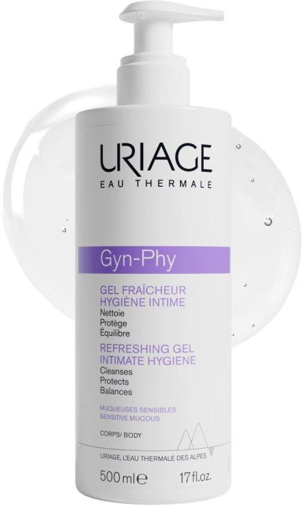 Gaivinantis intymios higienos prausimosi gelis Uriage Gyn-Phy Refreshing Gel, 500 ml