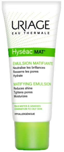 Uriage Hyséac Mat matizuojanti emulsija, 40 ml