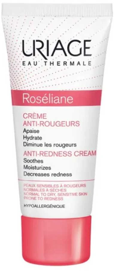 Uriage Roséliane Anti Redness Kreminis eido kremas raustančiai odai, 40 ml