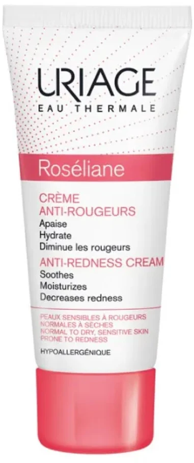 Uriage Roséliane Anti Redness Kreminis eido kremas raustančiai odai, 40 ml