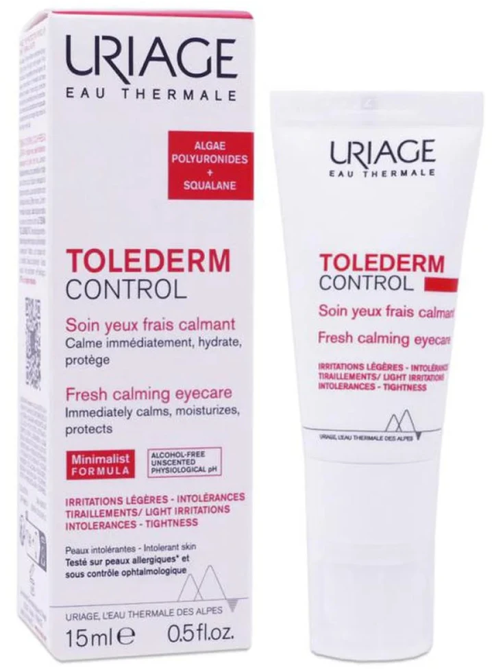 Uriage Toléderm Paakių kremas paakių kremas, 15 ml