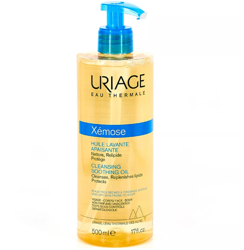 Uriage Xémose valomasis aliejus, 500 ml