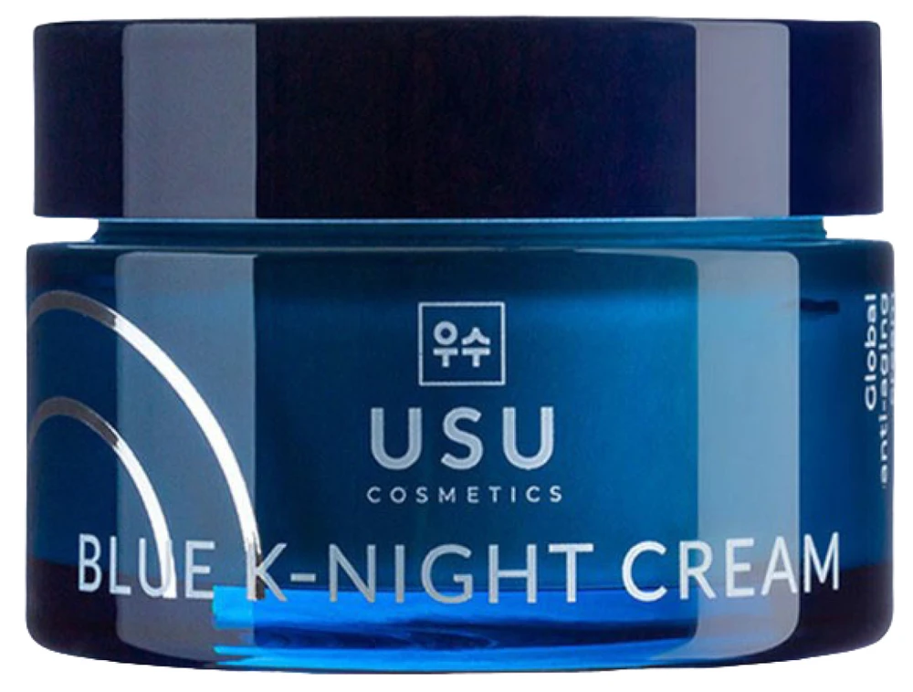 "Usu Cosmetics Mėlyna K-Night Kreminis" naktinis veido kremas 50ml
