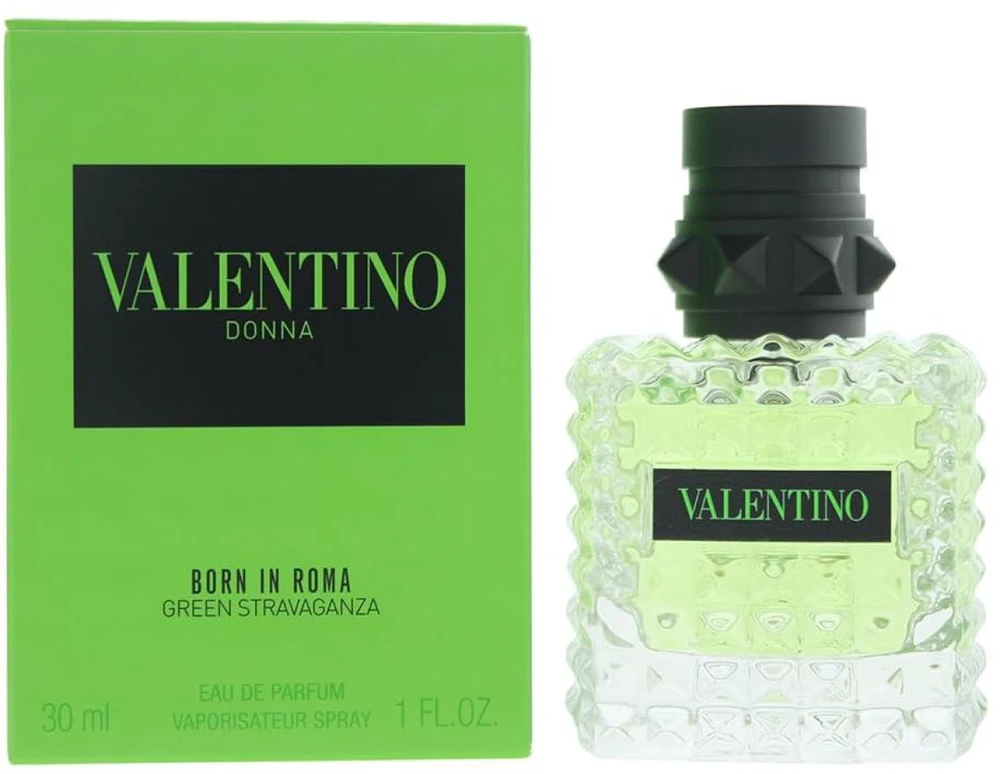 Valentino Donna Born In Roma Žalias Stravaganza EDT tualetinis vanduo moterims, 30 ml