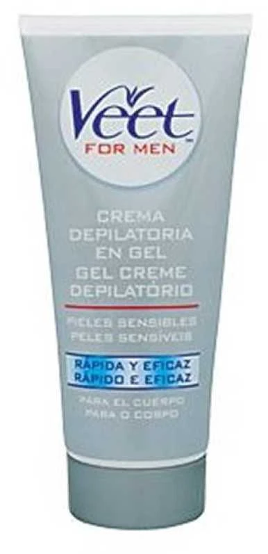 Veet For Men Sensitive Skin Depilatory Kreminis vyrų depiliacinis kremas, 200ml