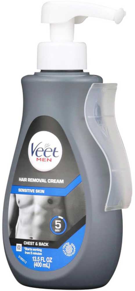 Veet Depilatory Shower Cream Depiliacinis kremas vyrams, 400 ml