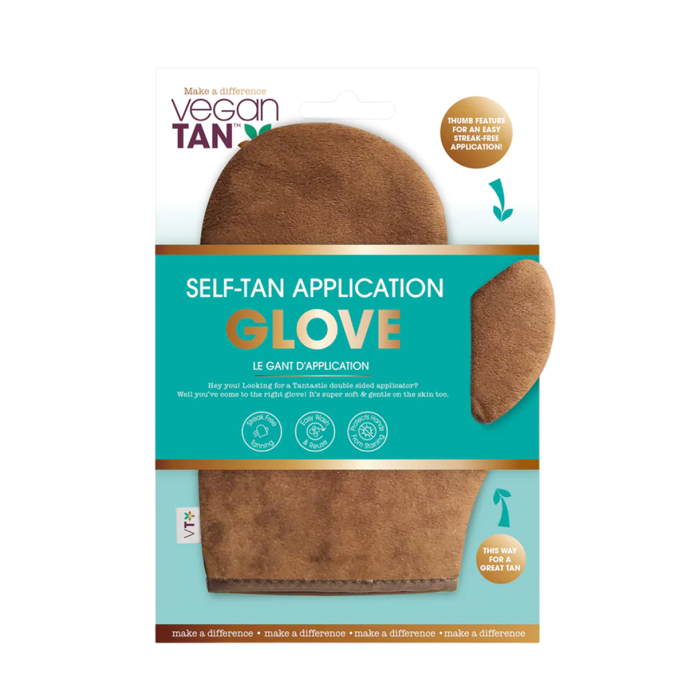 Vegan Tan Veganiškos įdegio pirštinės, rudos