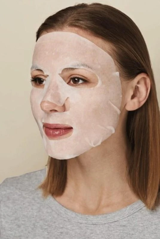 Veido kaukė Iroha Tissue Face Mask With Glycolic Acid & Centella, su glikolio rūgštimi ir Azijine centele, 23 ml