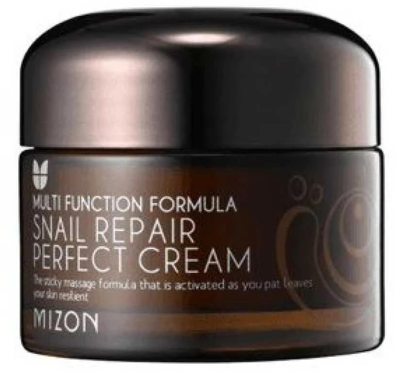 Veido kremas Mizon Snail Repair Perfect Kreminis, su sraigių mucinu, atstatantis veido odą, 50 ml