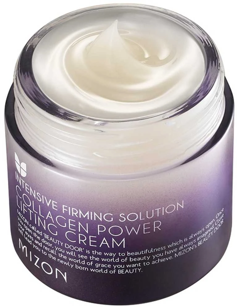 Veido odos kremas Mizon Collagen Power Lifting Kreminis, stangrinamasis, su kolagenu, 75 ml