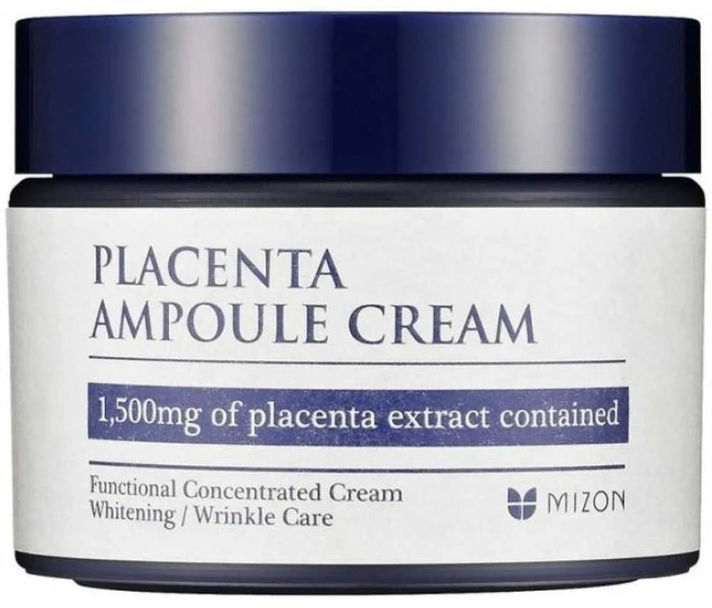 Veido odos kremas Mizon Placenta Ampoule Kreminis, su placenta, 50 ml