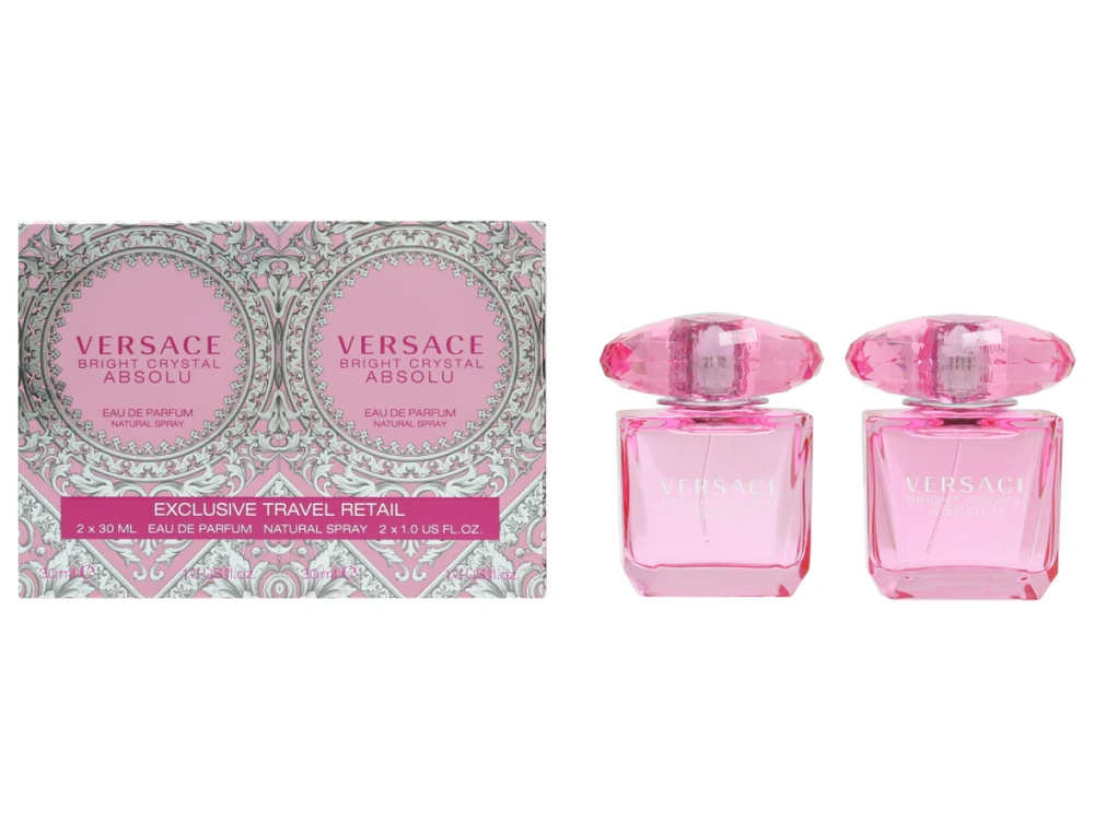 Kvepalų rinkinys moterims Versace Bright Crystal EDP, 2 x 30 ml