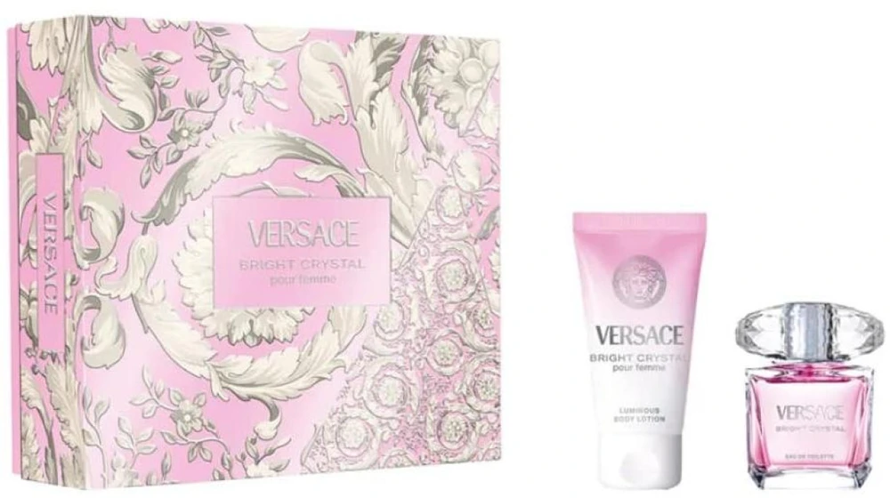 Kvepalų rinkinys moterims Versace Bright Crystal (EDT, 30 + kūno losjonas, 50 ml)