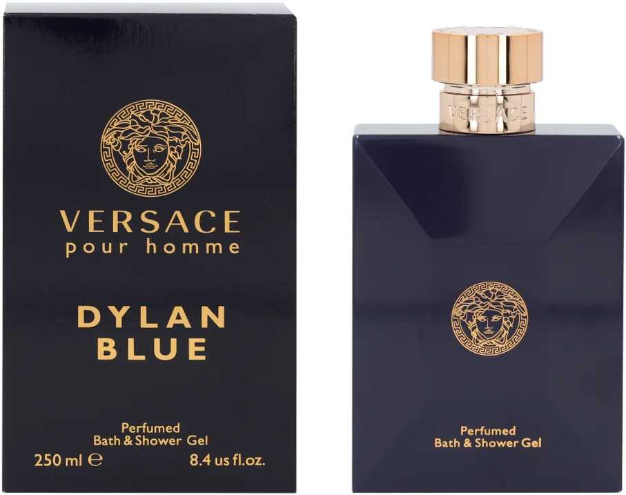 Versace Dylan Mėlyna Pour Homme Bath & Dušo želė parfumuota dušo želė vyrams, 250 ml