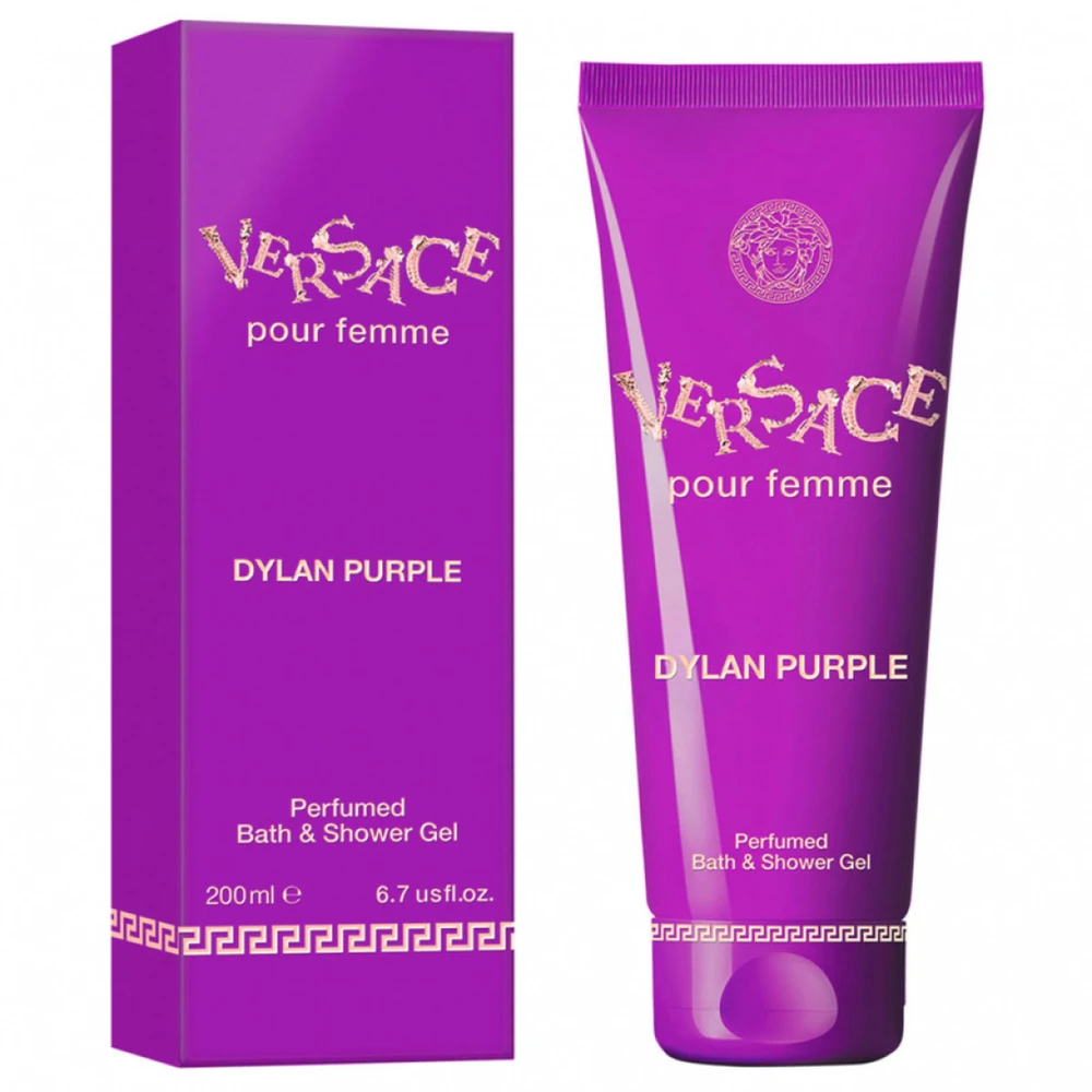 Vonios ir dušo želė Versace Dylan Purple Pour Femme, 200 ml