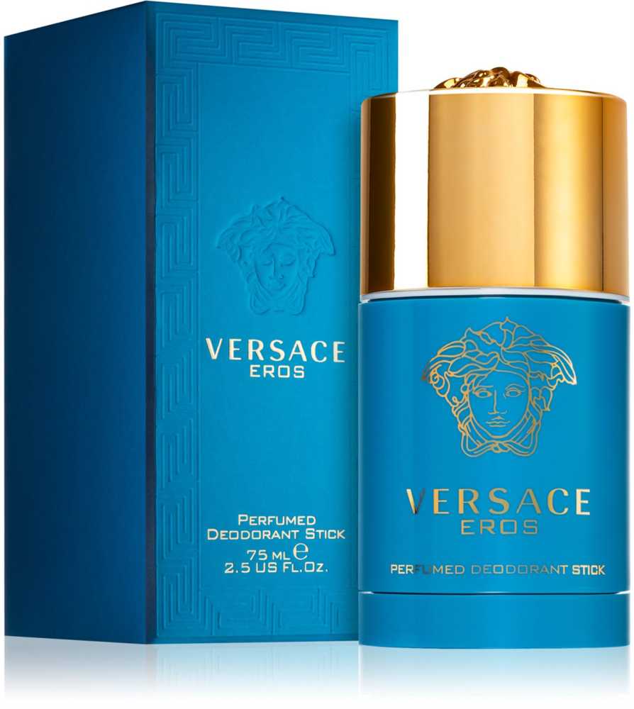 Versace Eros Deodorant Stick parfumuotas pieštukinis dezodorantas vyrams, 75 ml
