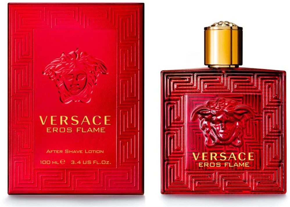 Versace Eros Flame After Shave Lotion losjonas po skutimosi, 100 ml