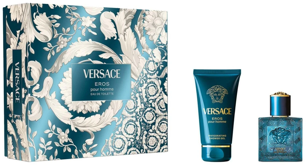 Versace Eros Giftset kvepalų rinkinys vyrams (EDT, 30 ml + dušo želė, 50 ml)