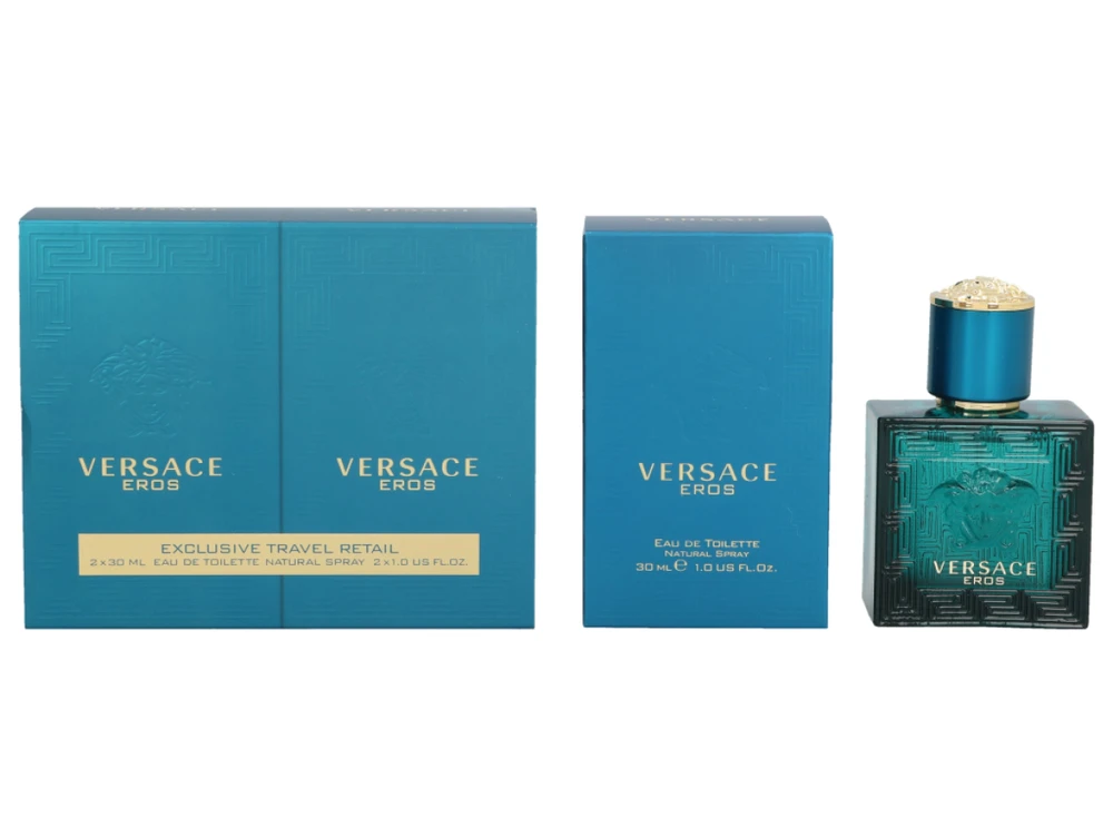Kvepalų rinkinys vyrams Versace Eros (EDT 2 x 30 ml)