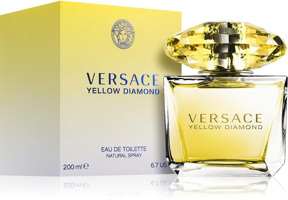 Tualetinis vanduo Versace Geltona Diamond EDT 200 ml