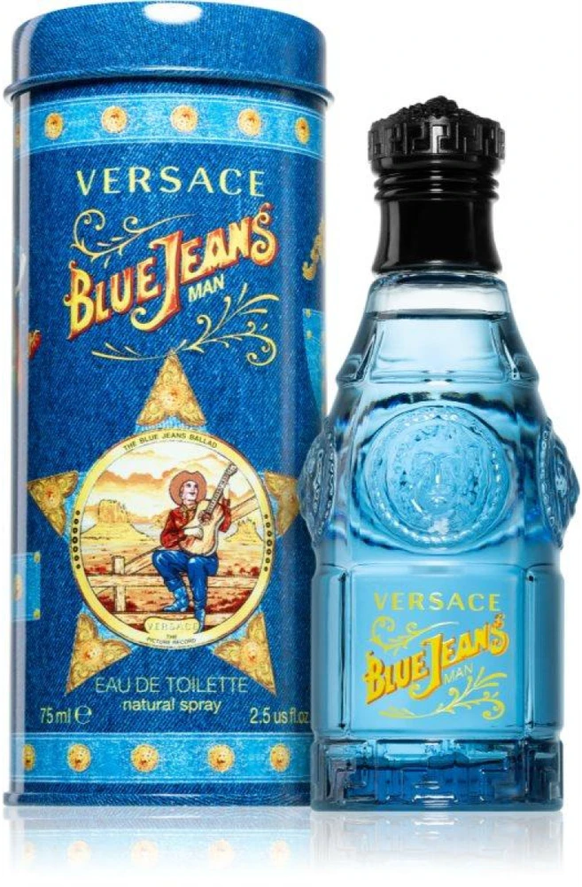 Kvepalai vyrams Versace Blue Jeans EDT, 75 ml