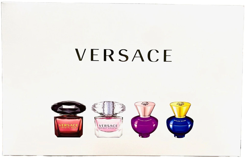 Versace Miniatures Set Women kvepalų moterims miniatiūrų rinkinys, 4 x 5 ml
