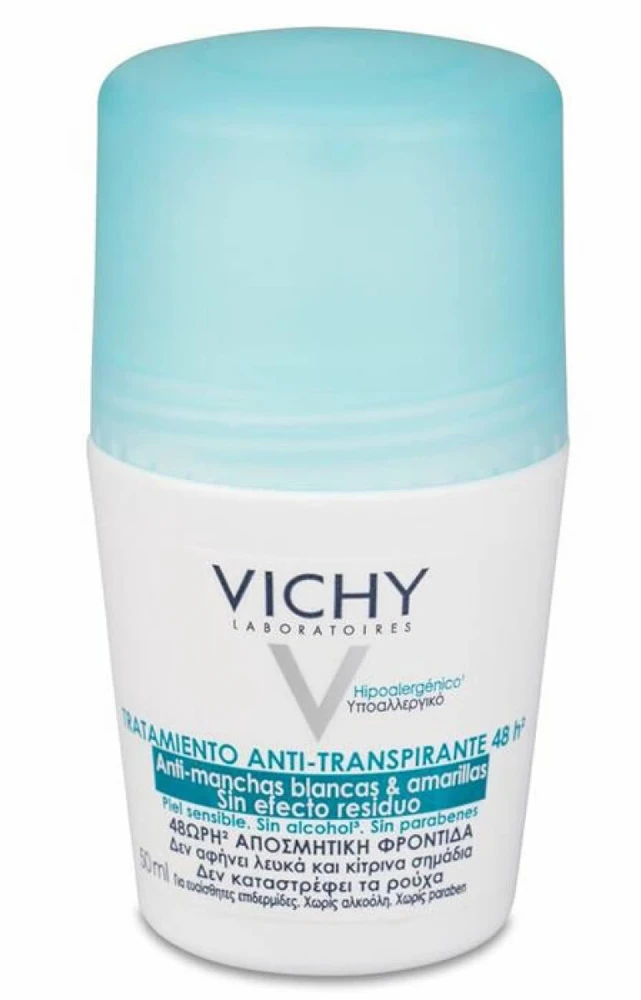 Vichy 48h Anti Perspirant Roll On Deodorant rutulinis antiperspirantas, 50 ml