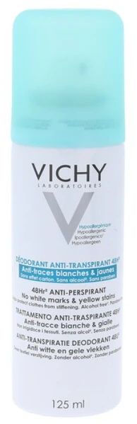Vichy No Trace Anti-Perspirant Moteriškas dezodorantas, 125 ml