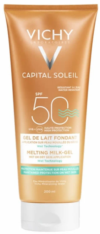 "Vichy Capital Soleil" itin tirpstantis pienelis-gelis SPF50 200ml
